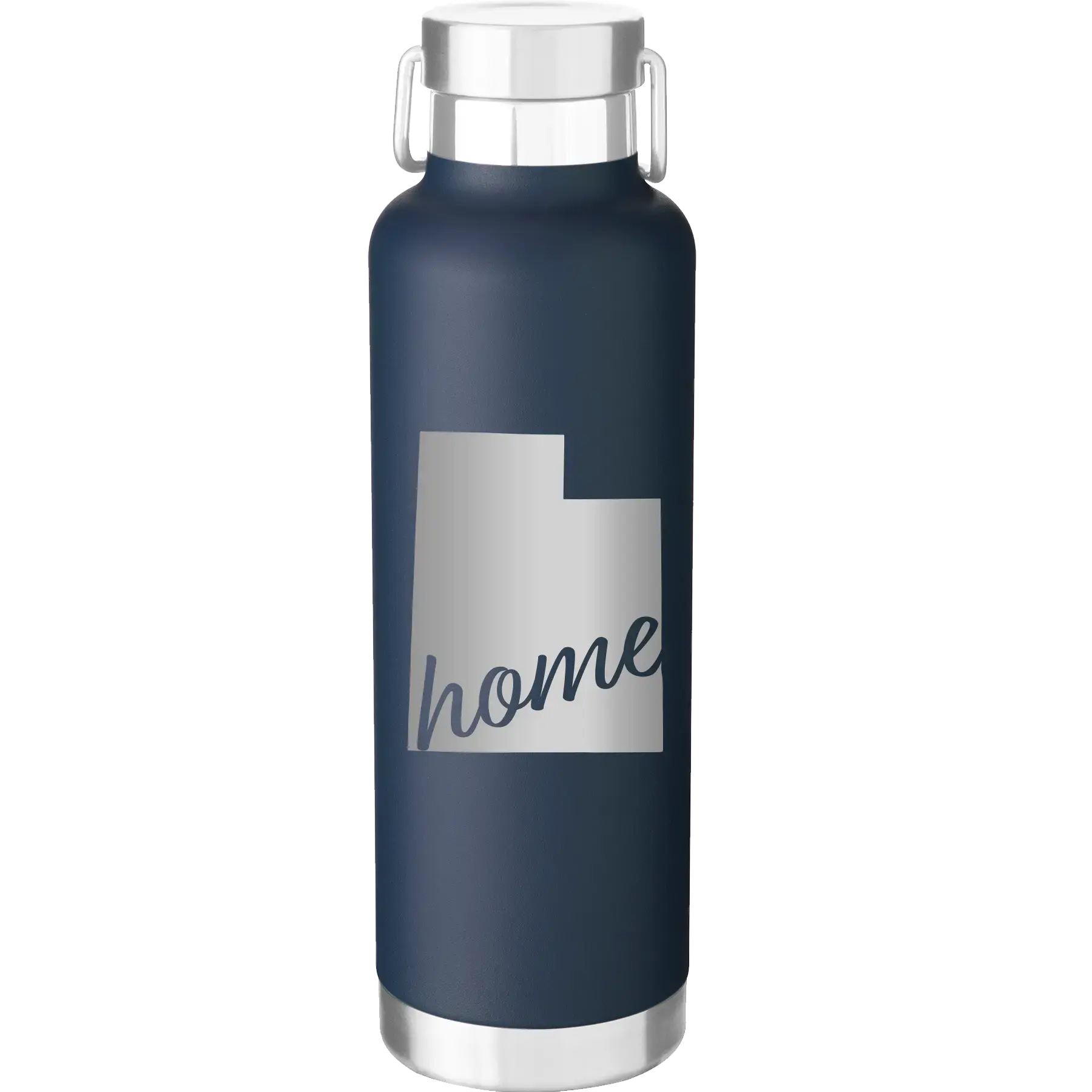 Utah Home 24 oz Water Bottle | Navy