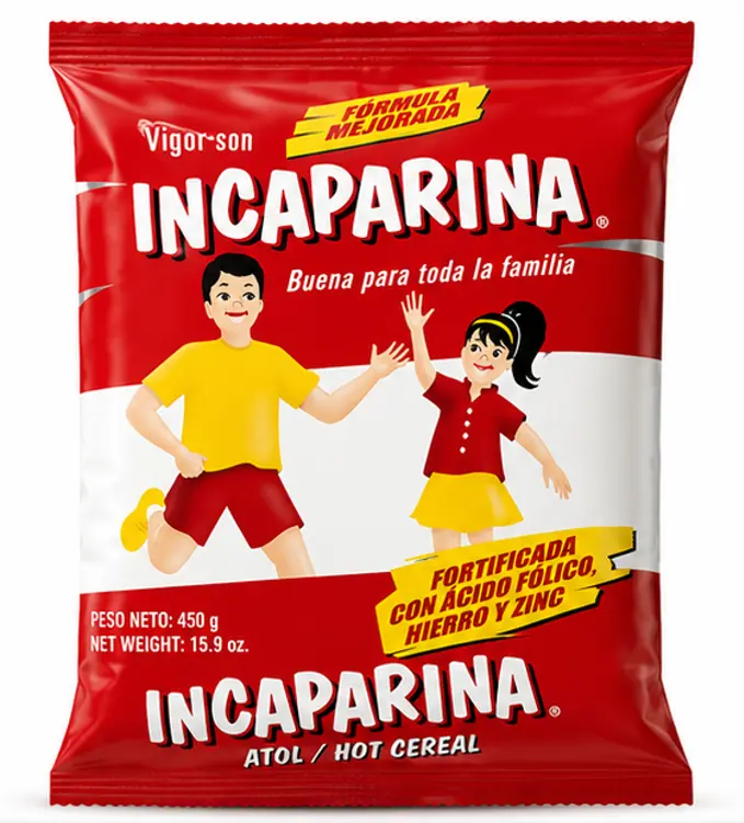 Incaparina Instant Hot Breakfast Cereal, 15.9 oz Milk-Infused Pantry Food Item