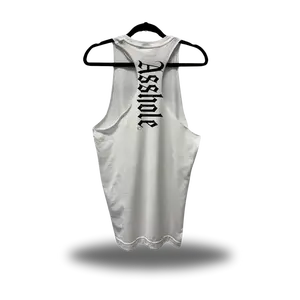 ASSHOLE CROSSBONE WHITE STRINGER