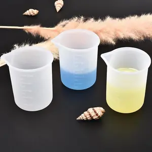 Measuring Cup, Silicone Liquid Measuring Cups, Kitchen Liquid Measuring Cups, Multifunction Measuring Cup for Baking Cooking, Drop Glue Making Matching To, Kitchen Measuring Utensils, Kitchenware