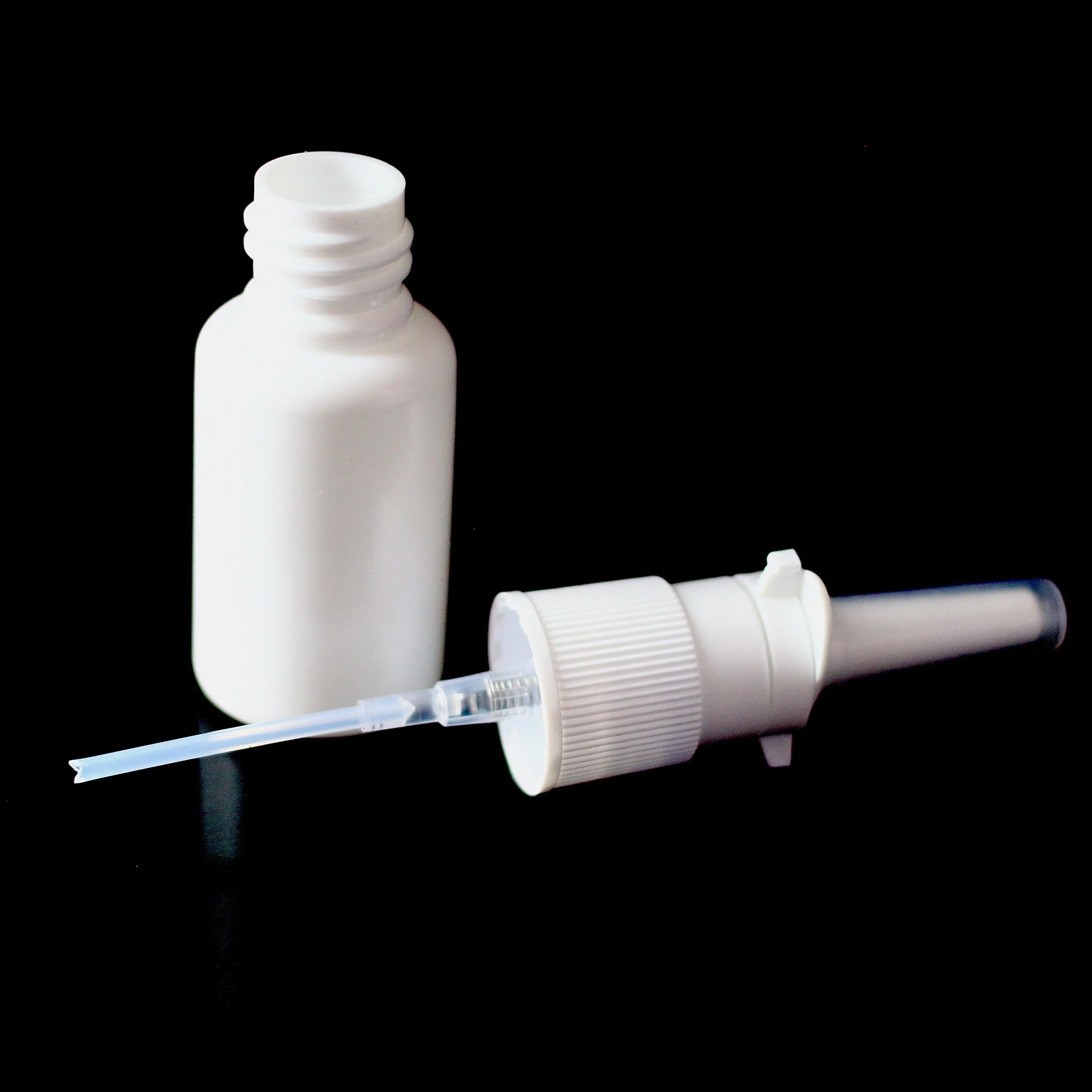 Pharma-quality 20ml HDPE Nasal Pump & Bottle Set