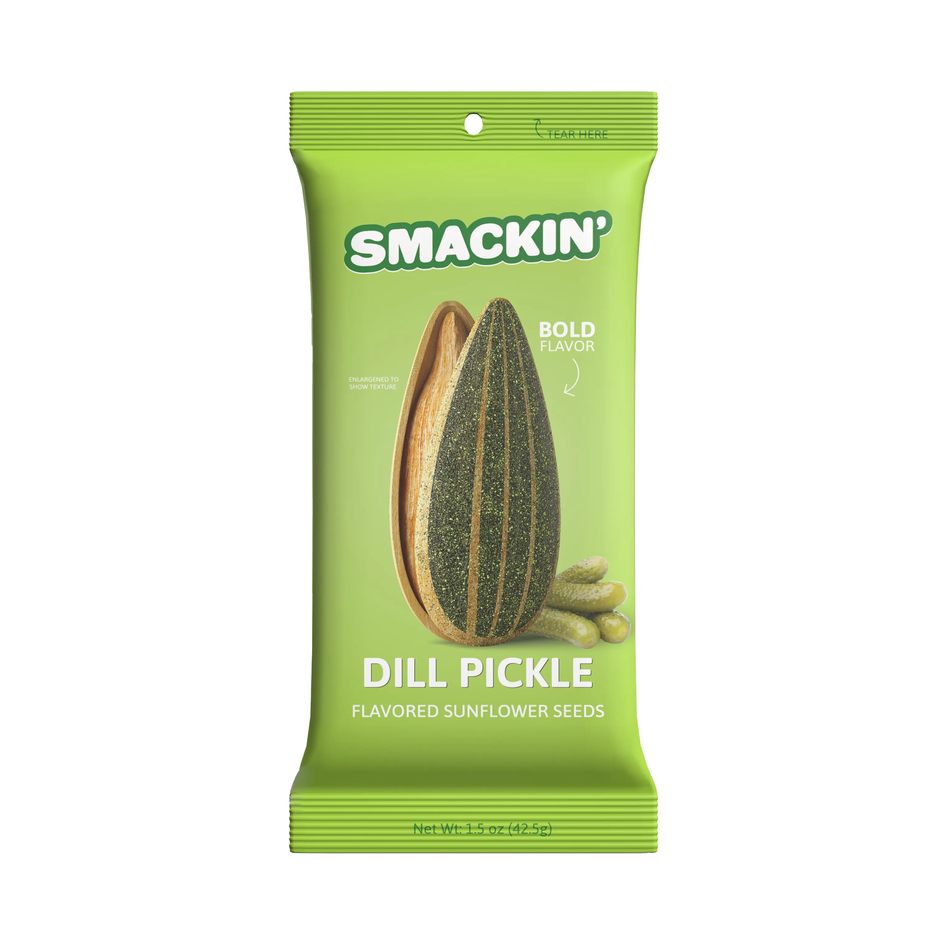 SMACKIN' Sunflower Seed Dill Pickle 6 Pack - 1.5 oz bags SMACKIN' Sunflower Seed Dill Pickle 6 Pack - 1.5 oz bags