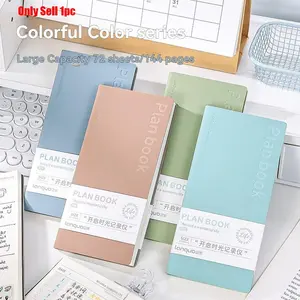 1pc New Daily Planner Notebook, One Page Per Day Work Calendar, Efficiency Handbook, 1pc Schedule Book, Daily Plan Journal, Office Stationery Supplies, Productivity Planner