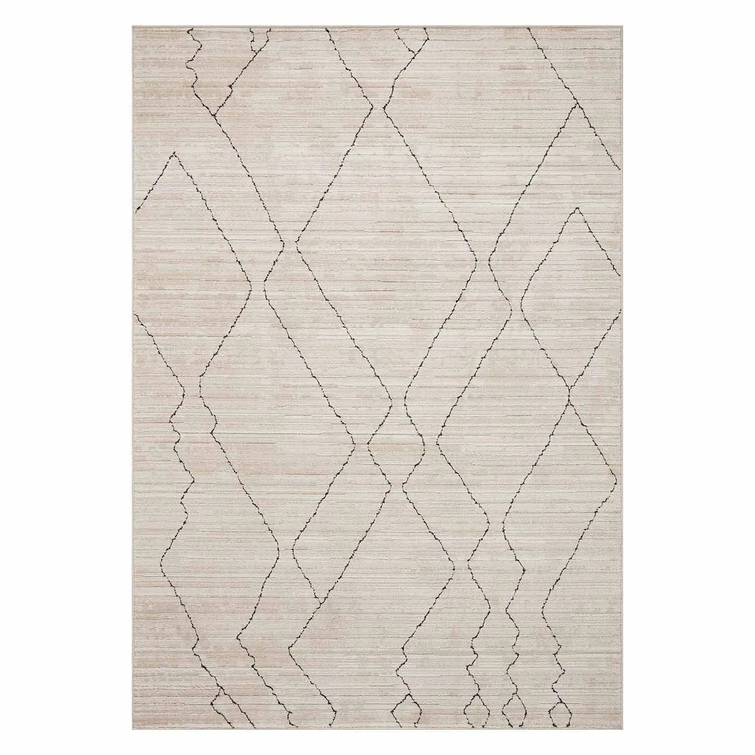 Loloi Darby Sand/Charcoal Power Loomed Rug