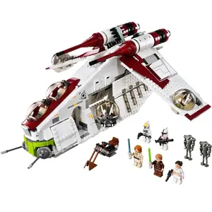 1175 Pcs Republic Battleship Creative Building Blocks Toy Set, Perfect Gift for Kids Compatible with Model  75021,
