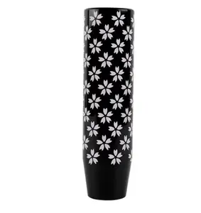 Cherry Blossom Inspired JDM Shift Knob - Custom Tall Shift Knob with Universal Adapters for Most Manual Cars High Quality Grade Material