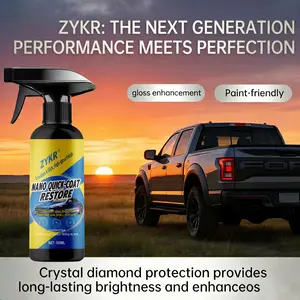 ZYKR Automotive Nano Coating Repair Agent - Spray Coating - Advanced Automotive Coating Agent - With Dust and Water Repellent Properties - Long-lasting and Durable with Gloss, Suitable for Continuous Use. 350 milliliters.