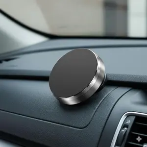 Strong Magnetic Car Phone Mount, Gravity-Activated Auto Locking, Silicone Anti-Slip Shockproof Design, 360° Rotation Multi-Angle Adjustable, Universal Air Vent Mount for Navigation, Car Phone Holder, Car Gadgets