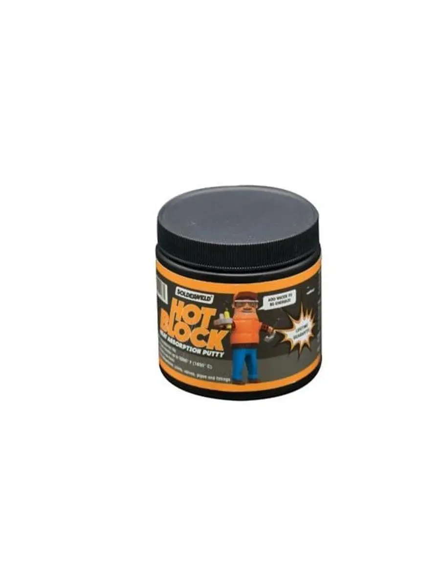 SolderWeld SWI-SW-HB1 1lb Tub Hot Block Putty, Reusable Automotive & Motorcycle Repair Aid with Heat Sink Function