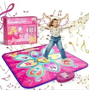 Music Toy Play Mat Dance Mat Toys Dance Pad Pink Musical Kids Dancing Blanket