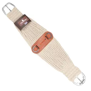 Classic Equine Roper Cinch - 100% Premium Mohair with Stainless Steel Dual Roller Buckles - Multiple Sizes 28'' Length
