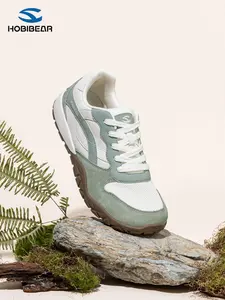 Hobibear2026 Spring Autumn Wide Head Shoes, Casual Fashion Sneakers for Adults, Outdoor Lightweight Sports Shoes, Round Toe, All Seasons