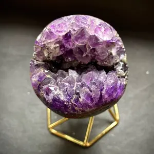 Geode amethyst sphere Geode amethyst sphere
