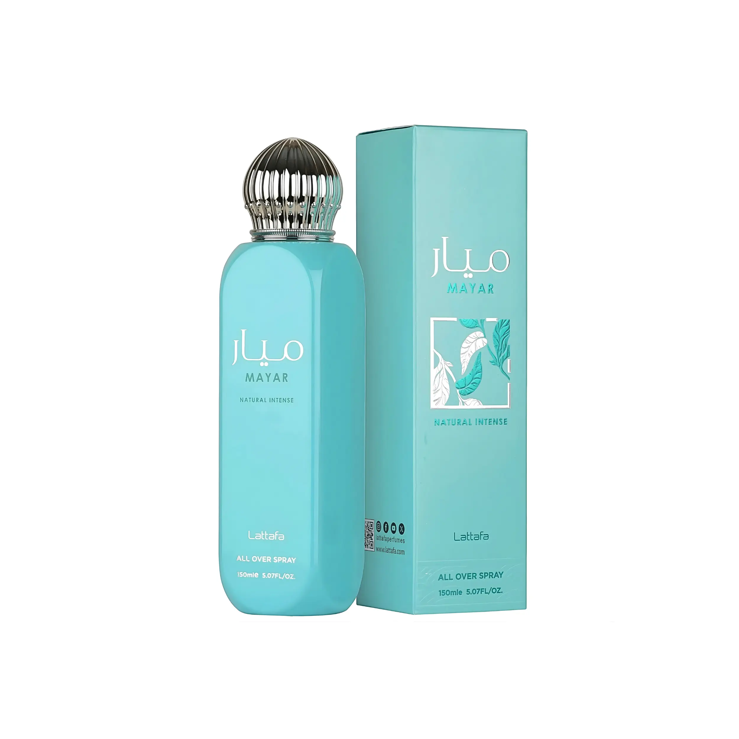 Lattafa Mayar Natural Intense Eau De Parfum, a Daily Wear Fragrance with Arabian Vanilla Scents, Jasmine Blend, and Fig, Limited Edition for Adults, 5.07 fl oz, Single Item, Edp Fragranced Perfume, Elegant Fragrance