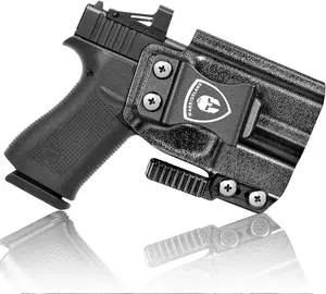 WARRIORLAND Kydex Holster with Mini Claw&Optic Cut,Glock G43 / G43X / G43X MOS., IWB Conceal Carry,Right hand