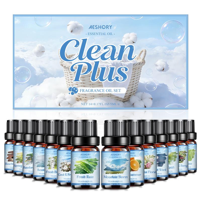 Aromatic Concentrated Essential Oils Set - 5ml Concentrated Oil Aroma Scent Freshener for Diffusers, Homemade Candles, Aromatherapy