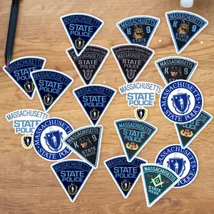Stickers Pack 20 Pcs Massachusetts Bumper Water Bottle State Laptop Police Luggage Aesthetic Waterproof Colorful Vinyl Bike Car Guitar Skateboard