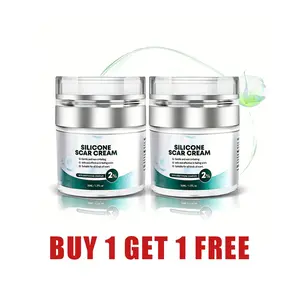 [Buy 1 Get 1 Free] Advanced Scar Cream, Silicone Gel for Scars, Professional Scar Removal Cream for Surgical Scars, Stretch Marks, Old and New Scars 1.7 oz(50ml)