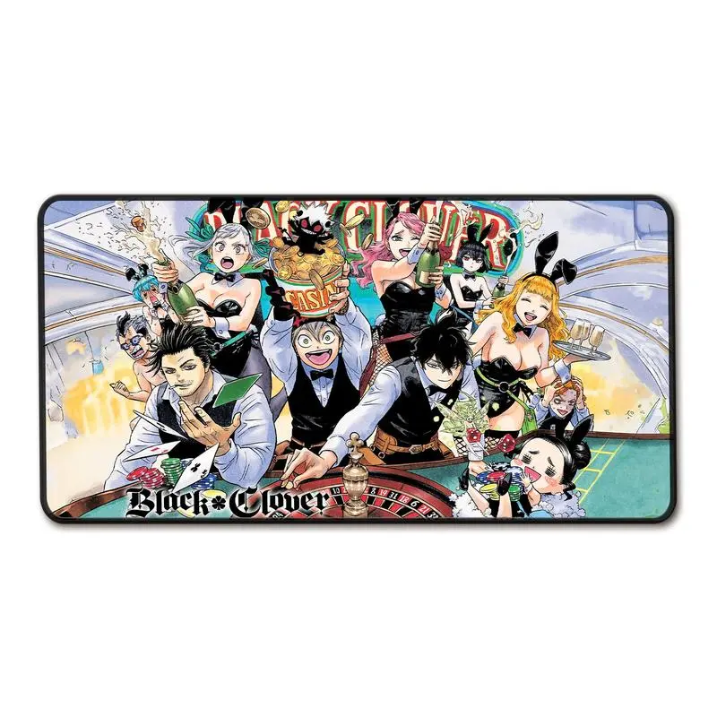 [Sale off up to 65%][Free Ship] SwagMeister Clover Mousepad - Asta, Yami, Noelle, Magna, Yuno Large Size, Anti-Slip Rubber Base Nostalgic Cool Mousepad