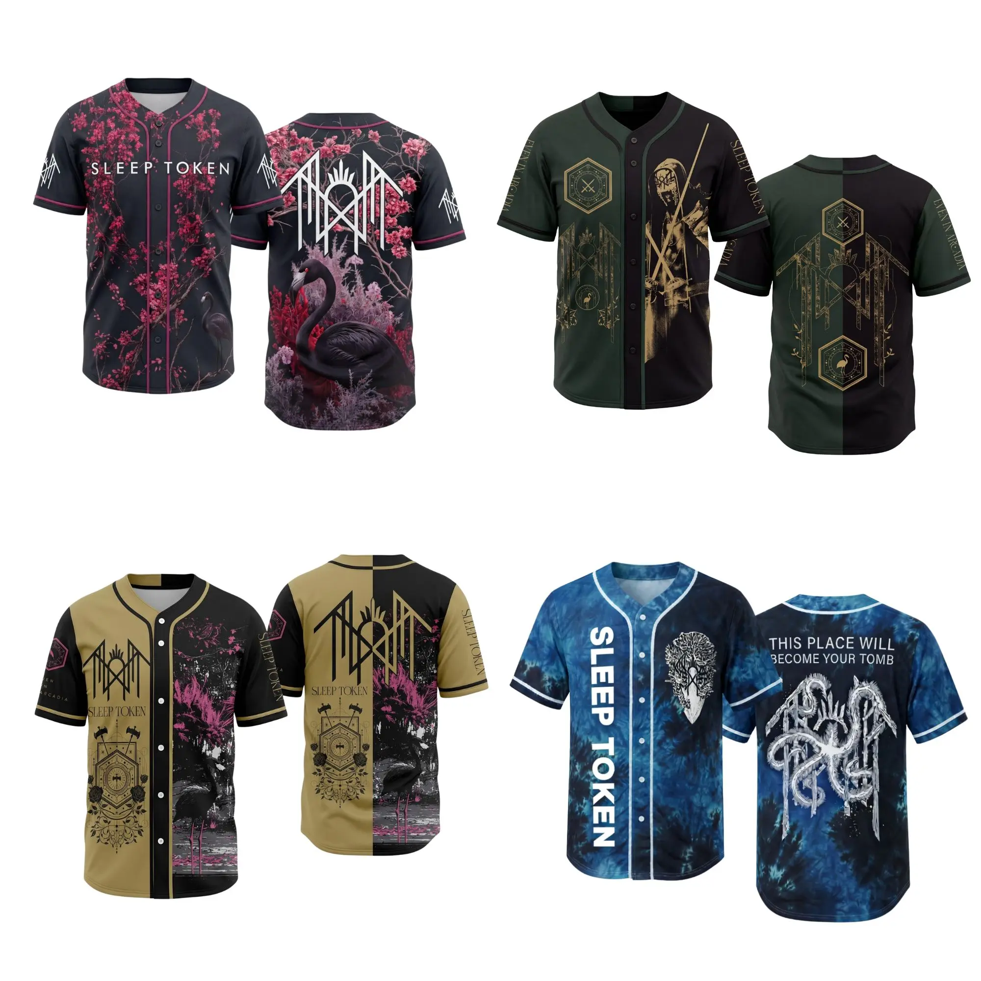 Sleep Token Even In Arcadia Baseball Jersey, Sleep Token Inspired Unisex Fan Shirt, Gift for fan