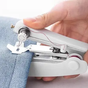 Mini Handheld Sewing Machine Portable Small Sewing Device for Clothes Fabric
