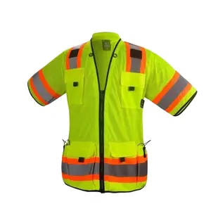 Crew Yellow Reflective High Visibility Class 3 Safety Vest