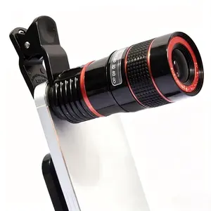 8x Zoom Phone Lens, HD 8x Telephoto Camera Lens, Portable Telescope Lens for Travel Photography, Ideal for Photographers and Outdoor Enthusiasts