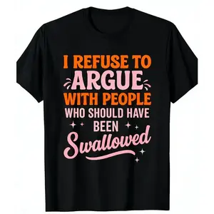 Refuse To Engage With Misguided Outsiders Funny Sarcastic Casual Unisex Round Neck Short Sleeve T-Shirt