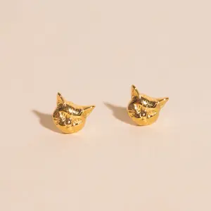 Kitty Cat Stud Earrings