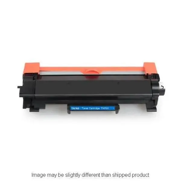 Remanufactured Brother TN760 High-Yield Black Toner Cartridge