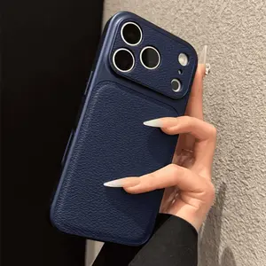 Retro Alligator Skin Aesthetic Vintage Texture Shockproof Protective Phone Case Accessories for iPhone 17/16/15/14/13 Pro Max, Large Window Design, Durable Protection Cover