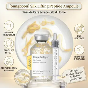 [Sungboon] Silk Lifting Peptide Ampoule (40ml) - Korean Anti-Aging Skincare Serum, Wrinkle Care, Face-Lift at Home, Peptides & Deep Collagen for Plumping, Smoothing, Mothers' Day Gift