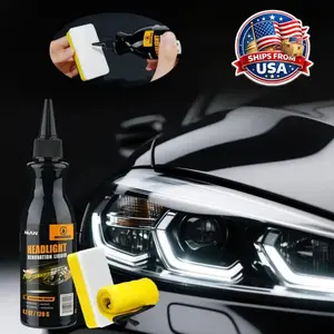 Car Headlight Restoration and Polishing Kit Car Headlight Repair Kit Car Headlight Polishing Kit No Tools Required