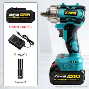 21V Brushless Cordless Impact Wrench Kit with 4000mAh Lithium Battery, Wireless Drill Driver, 4 Speed, Non‑Slip Handle, Complete Set for Home Garage Yard Lawn Care & DIY