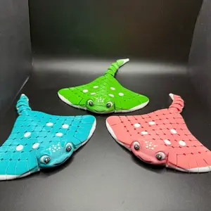 Happy stingrays-3d printed