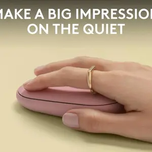 Logitech Pebble 2 M350S Bluetooth Mouse PC/MAC Portable Quiet Clicks Tonal Rose