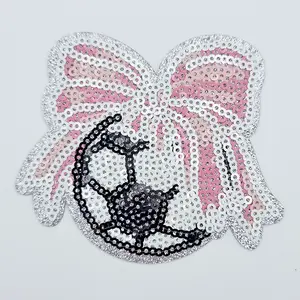 Soccer Coquette Sequin HAT/POCKET Patch