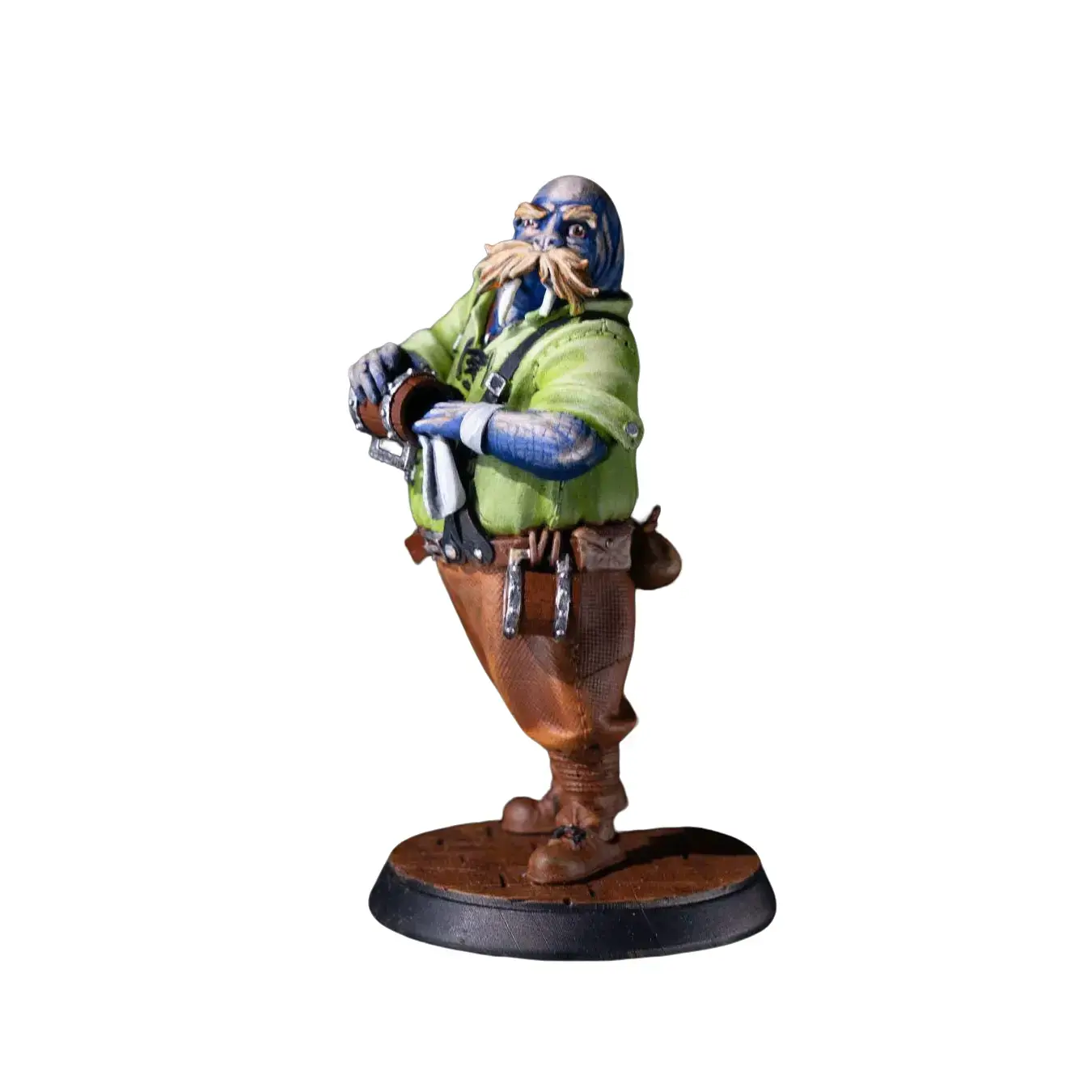 3D Resin-Printed Mr. Eugene Miniatures Goblin Invasion Resin Figure, Artistic Paintable Customizable Handcrafted Fantasy RPG Statue for Tabletop DnD Adventures, Home Decor, Resin Figures