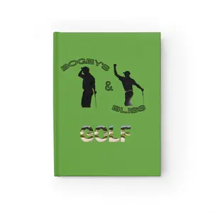 Bogey's and Bliss Golf Journal - Blank Pages No Lines, Great gift for golfer, gift for dad