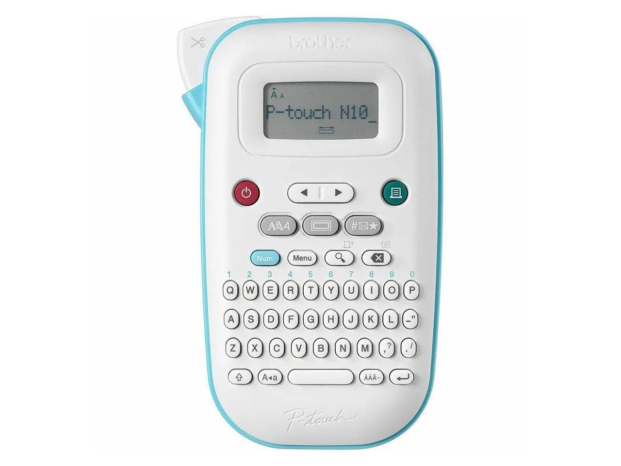 P-Touch PT-N10 Personal Handheld Label Maker 2 Lines 4.7 x 7.6 x 2.8 PTN10