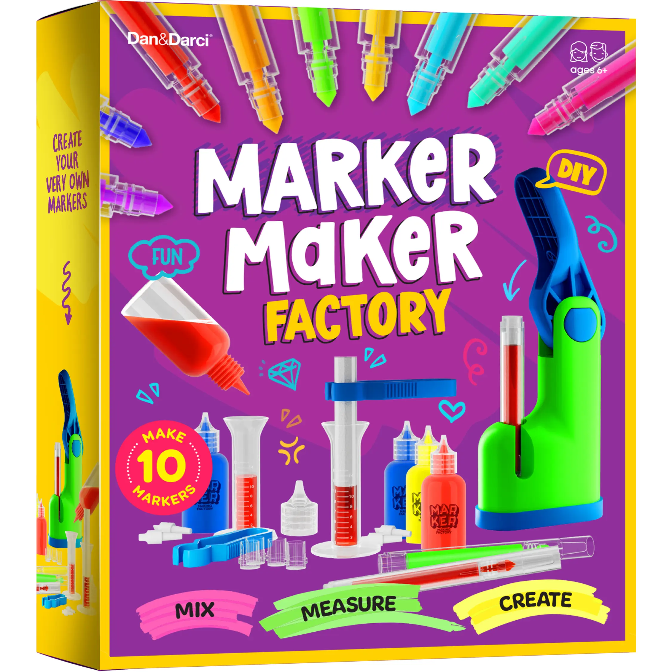DIY Marker Making Kit for Kids – Create Your Own Markers | Fun Arts & Crafts Gift Ages 6+