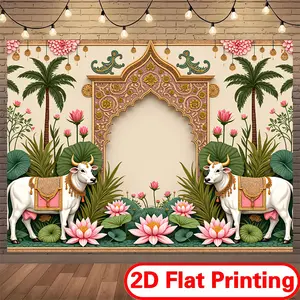 Summervibes Soft Polyester Background Cloth with Soft Texture - Room Decoration, Banners for Outdoor Events, Photo Booth Props, Anniversary & Bachelor Party Celebrations, Multiple Sizes Optional,summervibes