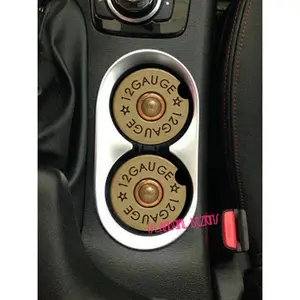 12 Gauge Shell Ceramic Car Coasters