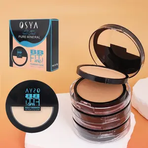 Dual-Layer Powder Foundation, Full Coverage Matte Finish, Long-Lasting Oil Control, Perfect for Christmas, Halloween & Thanksgiving Gifts