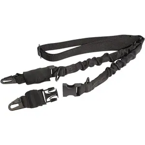 Adjustable Two-Point Utility Strap With Quick-Release Buckle Outdoor Carry Sling (Black)