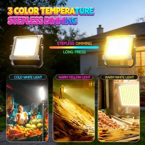 Rechargeable LED Camping Work Light, 3500LM, IP67 Waterproof, 20000mAh, Magnetic & Hook for Outdoor Emergency