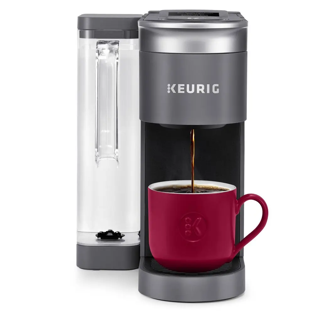 Keurig K-Supreme SMART Single-Serve Coffee Maker with WiFi Compatibility 4 Brew Sizes and 66oz Removable Reservoir - Gray