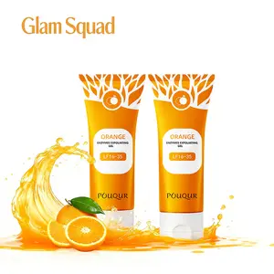 Black Friday Orange Exfoliating Gel, Moisturizer Face Body Scrub Gel,Deep Cleansing Moisturizing Facial Exfoliator,Natural Orange Peeling Gel Face Scrub