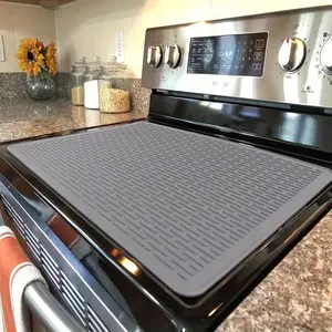 Silicone Stove Top Mat, Durable Heat Resistant Stove Cover Mat, Kitchen Gadgets Non-slip Stove Protector, Kitchen Cooking Accessories 1set, Heat Resistant Placemat, Kitchenware