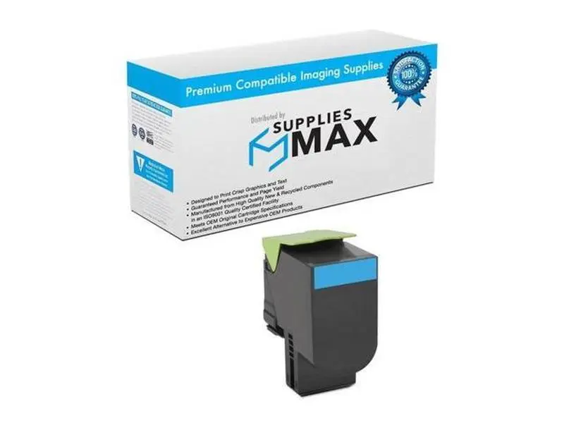 Lexmark 71C1HC0 10.5K Yield Cyan Toner Cartridge for CS-X73X